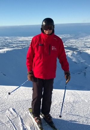 Ski instructor Mt Hutt